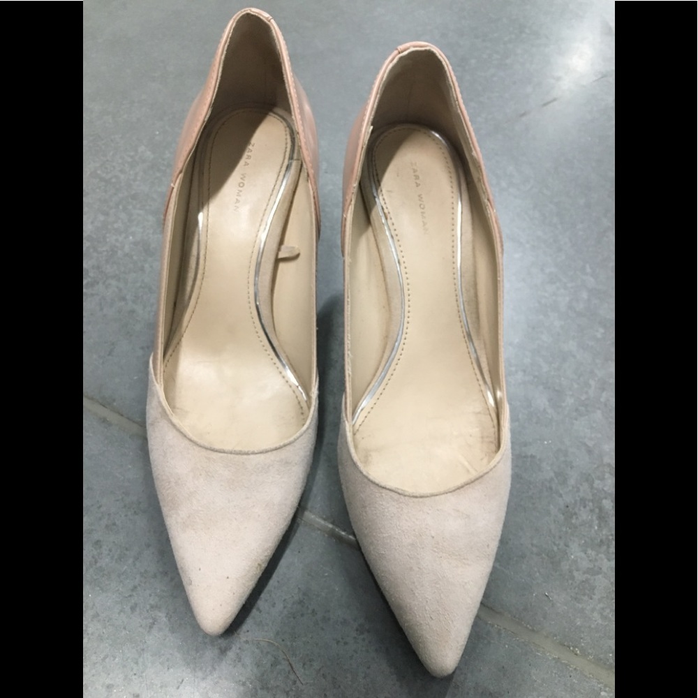 Zara Blush Heels